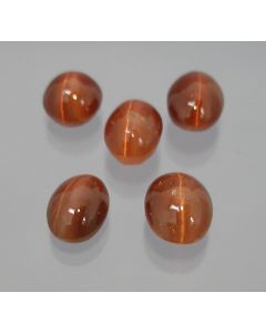 Feldspar - sun stone (Cats Eye) Cabochon 8x6 mm, Tanzania