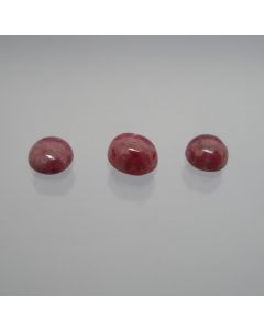 Ruby (Trapiche) Cabochon 3.5 mm, Burma