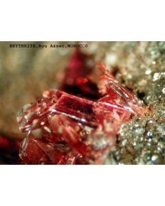 Erythrine xx; Ambed-3, Bou Azzer, Morocco; MM