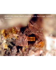 Mimetite xx; Rowley Mine, AZ, USA; MM