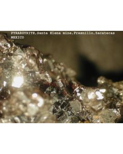 Pyrargyrite xx; Guanajuato, Mexico; MM 