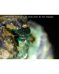 Szenicsite (xx); Tierra Amarillo, Atacama Desert, Chile; MM