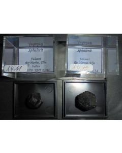 Sphalerite xx; Falcacci, Rio Marina, Elba, Italy; MM