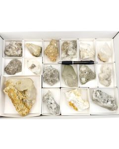 Quartz xls, Rock Crystal xls, etc.; Binntal, Switzerland; 1 unique flat (5)