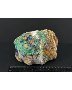 Azurite xls, Malachite; Morocco; 2 kg; large Cab; unique piece