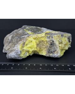 Sulfur; Weenzen, Lower Saxony, Germany; 900 g; Cab; unique piece