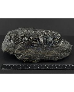 Anthracite-Pyrite, Shungite; Ibbenbüren, Rudolphhalde, NRW, Germany; 1.8 kg; large Cab; unique piece