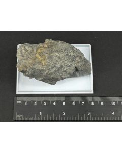 Uranium-bearing shale; Ronneburg, Thuringia, Germany; Scab; unique piece