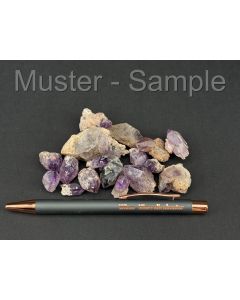 Amethyst, etc. xls; Brandberg, Namibia; 100 g