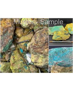 Duftite, Chrysocolla; Múzquiz, Mexico; 10 kg