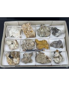 Feldspar, Aegirine, Siderite xls; Mt. Malosa, Zomba, Malawi; 1 unique flat (31)