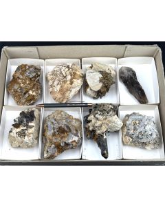 Feldspar, Smoky Quartz xls; Mt. Malosa, Zomba, Malawi; 1 unique flat