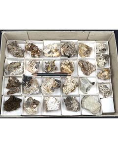 Feldspar xx, Quartz xx, Siderite xx; on matrix; Mt. Malosa, Zomba, Malawi; 1 unique flat