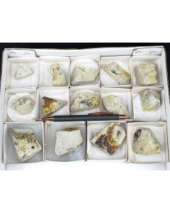 Weeksite xls; Anderson Mine, Arizona, USA; 1 lot with 14 pieces; unique