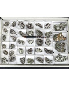 Moonstone crystals (oligoclase) on matrix; St. Eulalia, Chihuahua, Mexico; 1 flat; unique