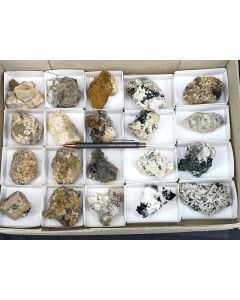 Zircon, Smoky Quartz, Siderite etc. xls; Mt. Malosa, Zomba, Malawi; 1 unique flat