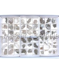 Smoky quartz, mountain crystal, chlorite xls; Zinggenstock, Switzerland; 1 flat