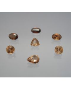 Axinit facettiert 6x4 mm, Mexiko