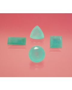 Chrysokoll facettiert 8x6 mm, Mexiko