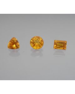 Clinohumite facetted 2.3 mm, Russia