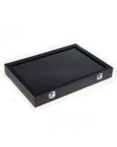 Schaukasten (Schmuckdisplay, Schmucklade); Schwarz; 1 Stück