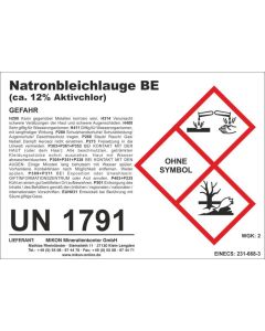 Natriumhypochlorit-Lösung, Desinfektionsmittel, 1 l