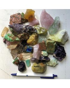 Decorative rocks; mixed colours; 100 kg