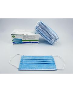 Mund-Nase Schutzmasken, Mundschutz, OP-Masken; 3-lagig; 10 Packungen mit 50 Stück 