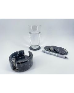 Orthoceras Untersetzer; Getränkeuntersetzer, mit Halter, 6 Stück; 1 Set