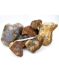 Agate; parts, unsorted; Sumatra, Indonesia; 10 kg