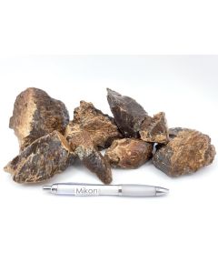 Amber with wood texture; rare!; smaller pieces, UV-active; Sumatra, Indonesia; 10 kg