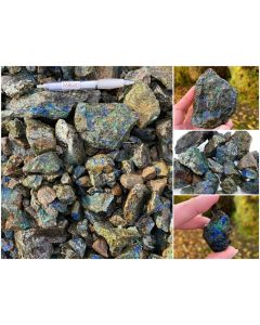 Azurite with Malachite; Zomba, Malawi; 10 kg