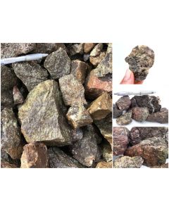 Monazite (partly UV-active!); thorium-free!, green, Kangankunde Hill, Malawi; 10 kg