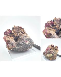 Erythrin xx; Bou Azzer, Marokko, Gerd Tremmel Sammlung; HS