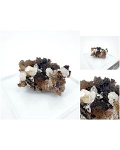 Cerussit xx, Duftit xx; Tsumeb Mine, Otaviberge, Namibia, Ilse Baer Sammlung; NS