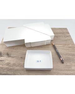 Specimen FoldUp Boxes SB 08; 5 x 3 1/2 x 1 1/4 inch (125 x 93 x 33 mm); 800 pcs, fit 8 to a flat. Full carton