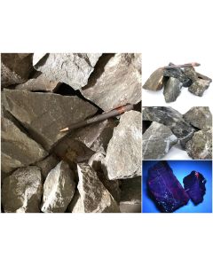 Margarosanite etc.; UV/FL active! Jacobsberg, Sweden; 10 kg