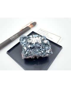 Hämatit xx, Baryt xx; N Chwaning Mine, Kalahari Manganese Field, Süd Afrika, Gerd Tremmel Sammlung; NS