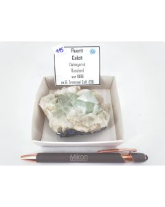 Fluorit xx, Calcit xx; Dalnegorsk, Russland; Gerd Tremmel Sammlung, NS (115)