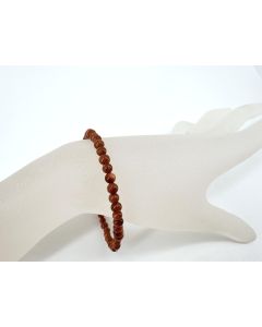 Armband, Goldfluss, 4 mm Kugeln; 1 Stück