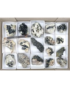 Aegirine xls, Zircon xls; Mt. Malosa, Zomba, Malawi; 1 unique flat (480)