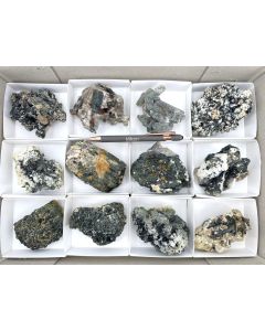 Aegirine xls, Zircon xls; Mt. Malosa, Zomba, Malawi; 1 unique flat (484)