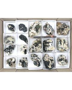 Aegirine xls, Zircon xls; Mt. Malosa, Zomba, Malawi; 1 unique flat (485)