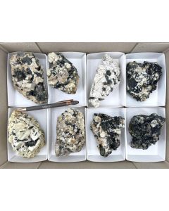 Aegirine xls, Zircon xls, Feldspar xls; Mt. Malosa, Zomba, Malawi; 1 unique flat (499)
