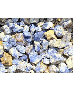 Sodalite (partly UV!); Bolivia; 10 kg