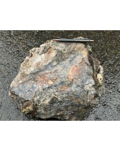 Jaspis (Jasper); with blue veins; Indonesia; 14 kg; single piece