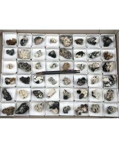 Aegirine, Zircon, Pyrochlore, Siderite xls; Mt. Malosa, Zomba, Malawi; 1 flat; unique 