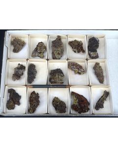 Mimetite xls; St. Eulalia, Mexico; 1 lot with 15 pieces; unique (33)






