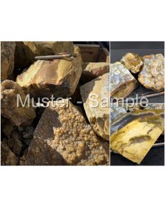Fossiles (versteinertes) Opal Holz mit Chalcedon; Java, Indonesien; 10 kg