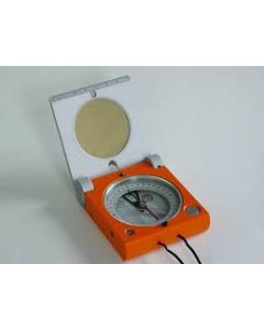 Freiberger Geologenkompass; mit Spiegel und Inklinometer, lackiert (Typ A); 1 Stück